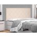 Painel para Cama Box Casal Tânia Suede Bege