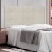 Painel para Cama Box Casal Verona Poliuretano Marfim