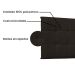 Painel para Cama Box Casal Verona Poliuretano Marrom