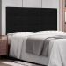 Painel para Cama Box Casal Verona Poliuretano Preto