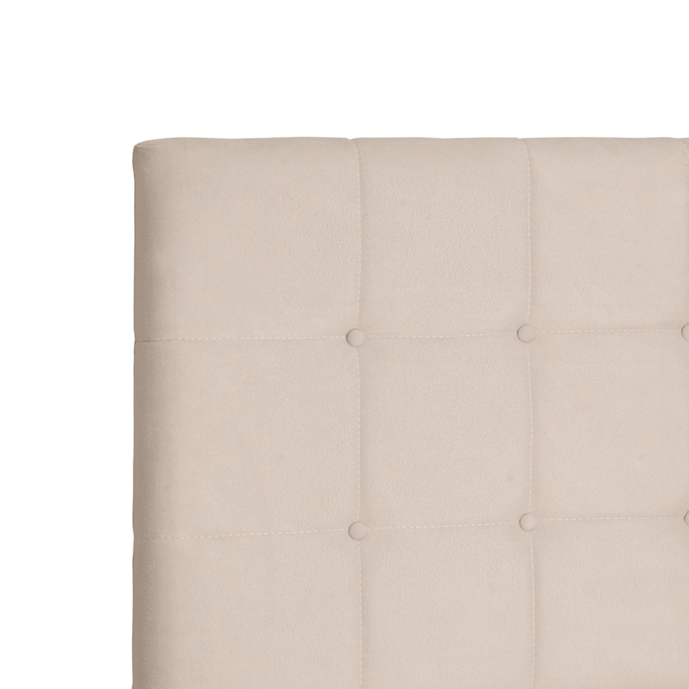 Painel para Cama Box Casal Verona Suede Bege