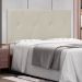 Painel para Cama Box King Aquilla Poliuretano Marfim