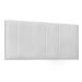 Painel para Cama Box King Ravenna Poliuretano Branco