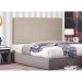 Painel para Cama Box King Ravenna Suede Bege