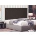 Painel para Cama Box King Ravenna Suede Café