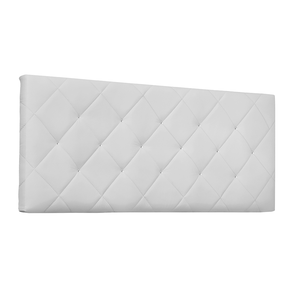 Painel para Cama Box King Tânia Poliuretano Branco