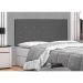 Painel para Cama Box King Tânia Suede Cinza