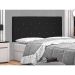 Painel para Cama Box King Tânia Suede Preto