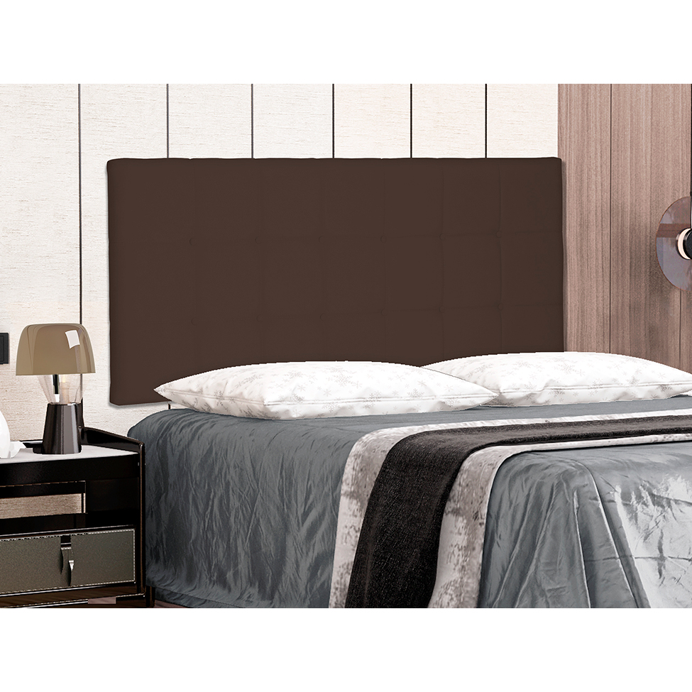 Painel para Cama Box King Verona Suede Café