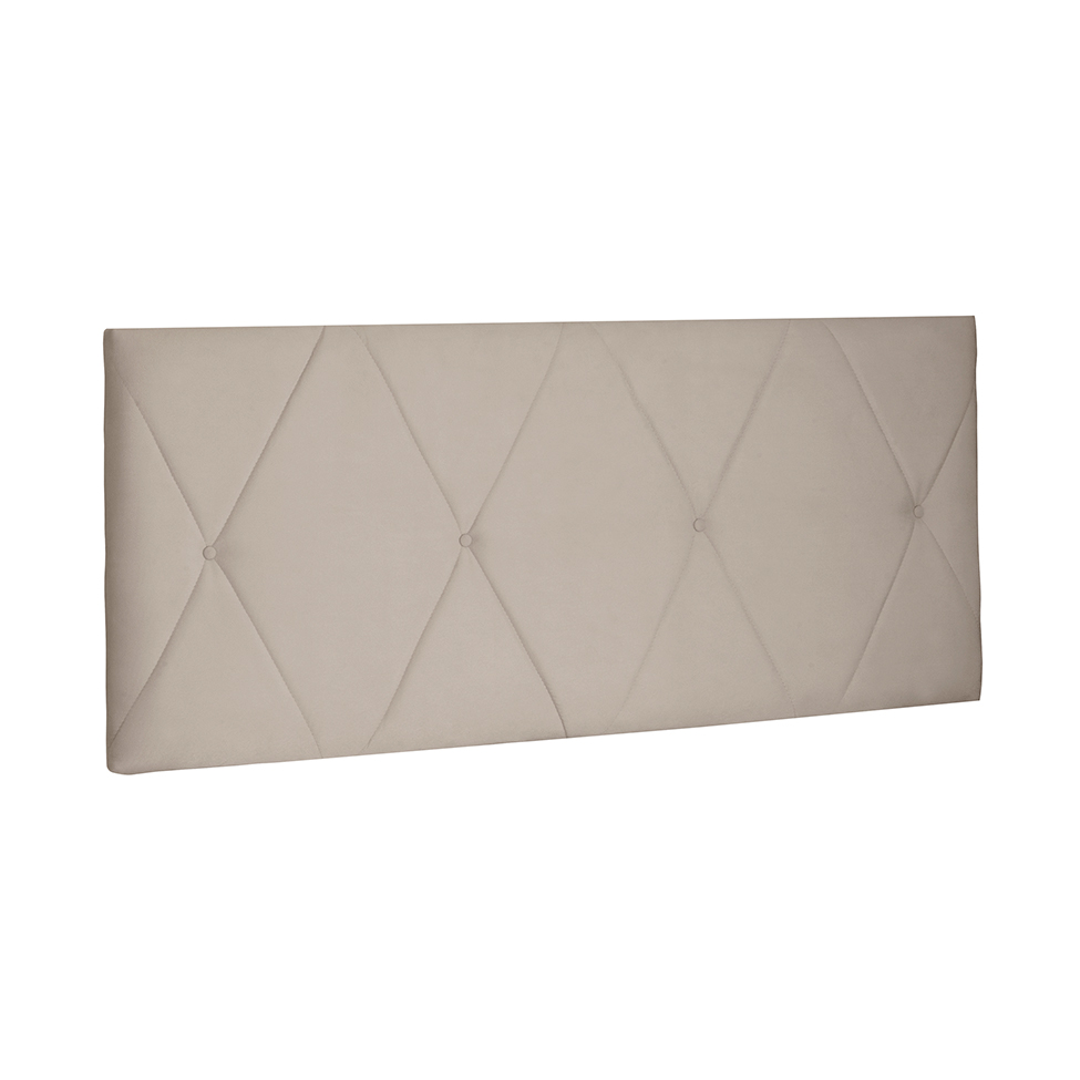 Painel para Cama Box Queen Aquilla Suede Bege