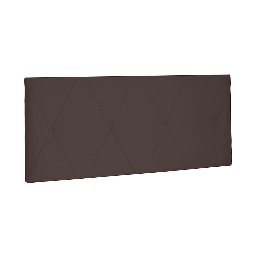 Painel para Cama Box Queen Aquilla Suede Café