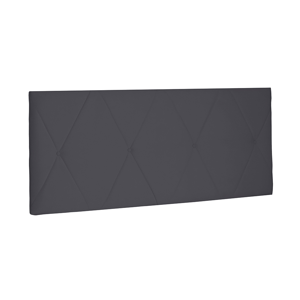 Painel para Cama Box Queen Aquilla Suede Cinza