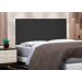 Painel para Cama Box Queen Esmeralda Suede Preto