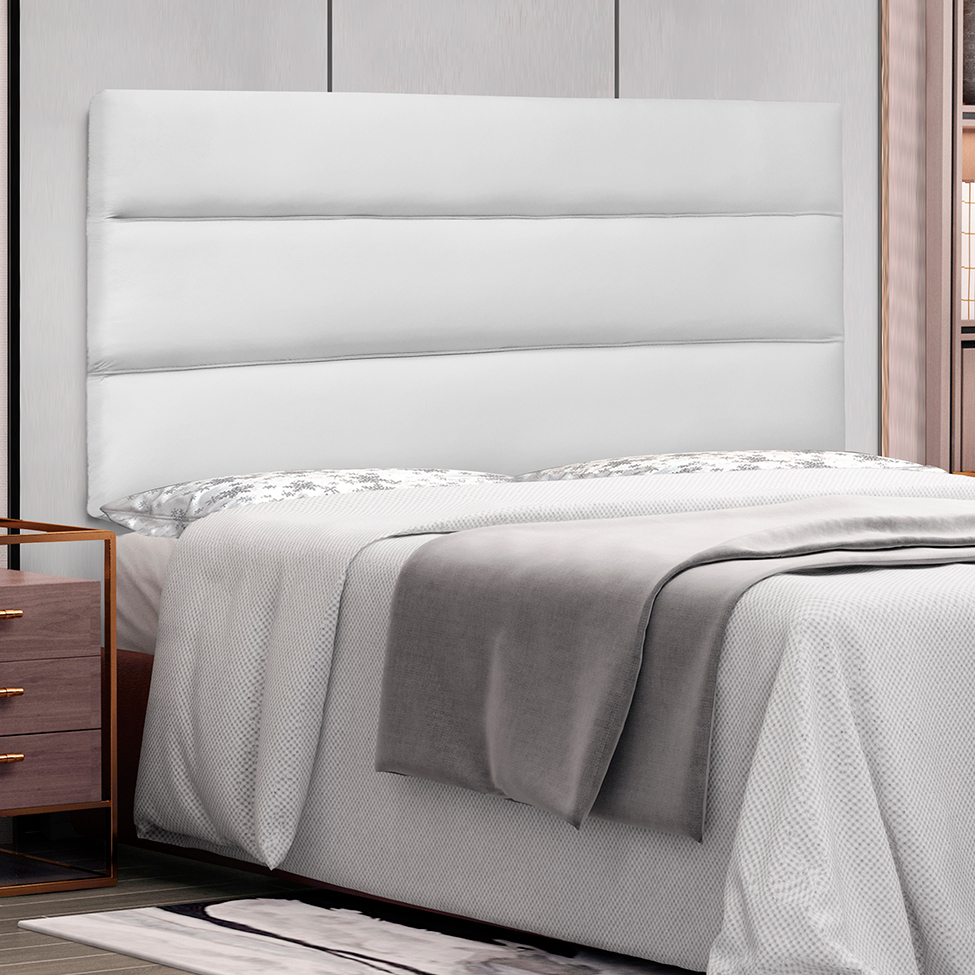 Painel para Cama Box Queen La Italiana Poliuretano Branco