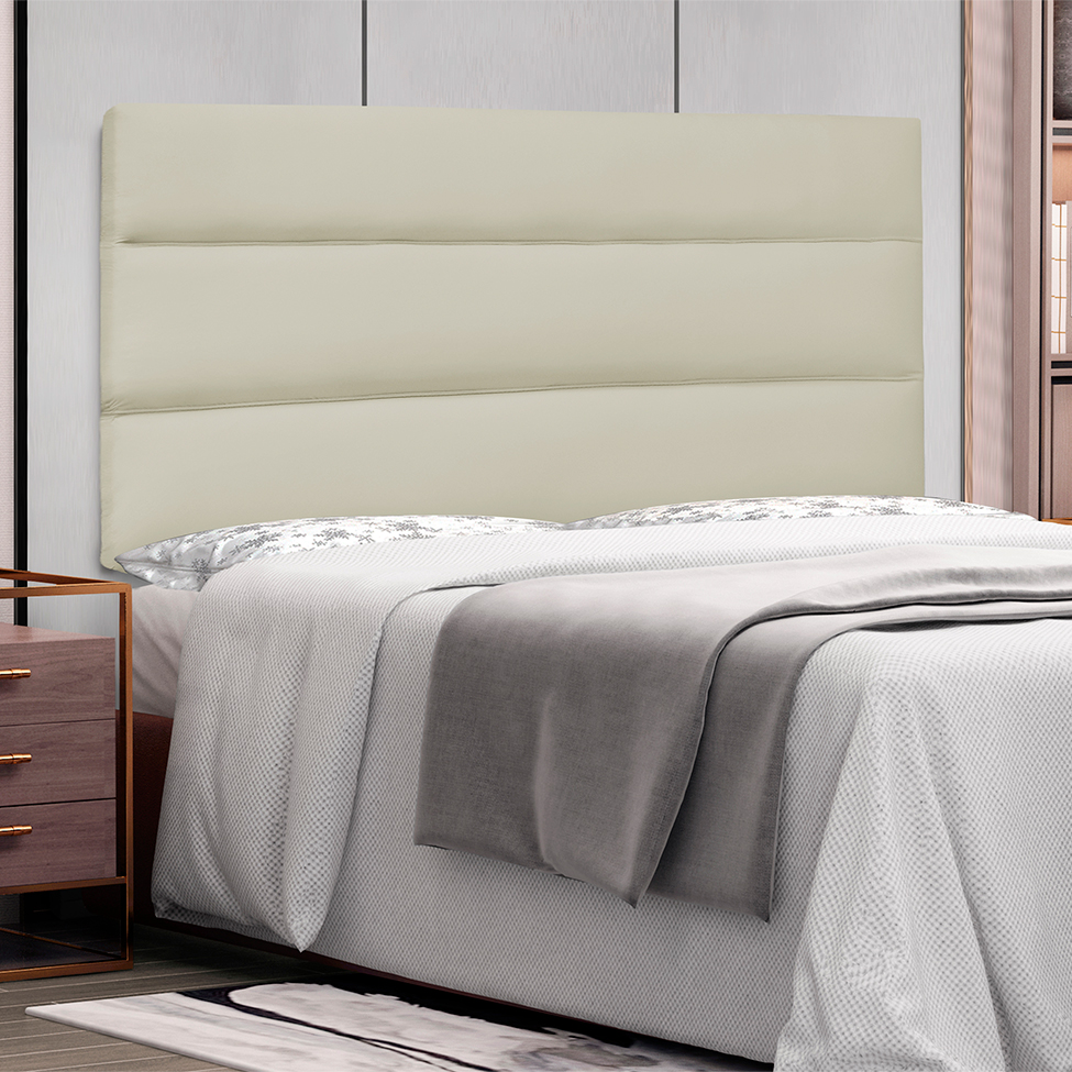 Painel para Cama Box Queen La Italiana Poliuretano Marfim