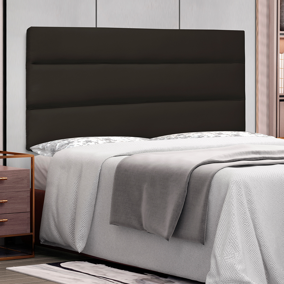 Painel para Cama Box Queen La Italiana Poliuretano Marrom