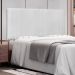 Painel para Cama Box Queen Ravenna Poliuretano Branco