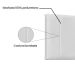 Painel para Cama Box Queen Ravenna Poliuretano Branco