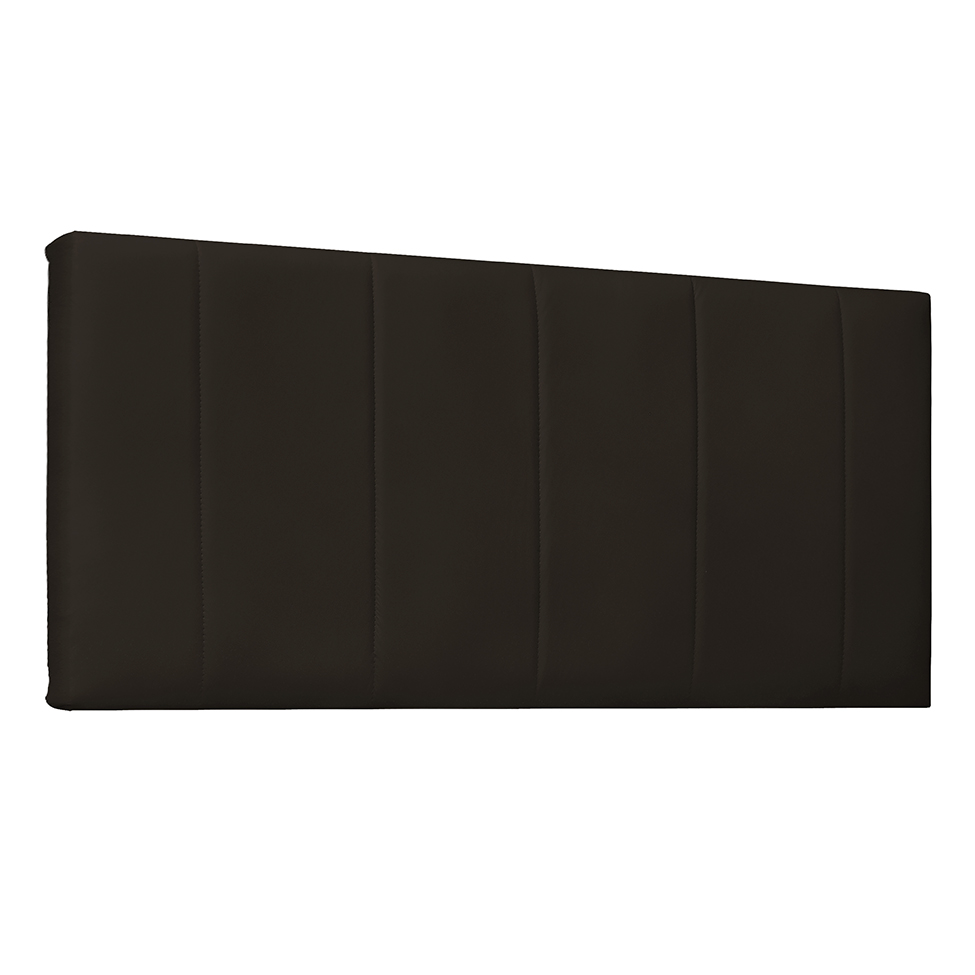 Painel para Cama Box Queen Ravenna Poliuretano Marrom
