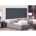 Painel para Cama Box Queen Ravenna Suede Cinza
