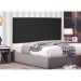 Painel para Cama Box Queen Ravenna Suede Preto