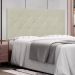 Painel para Cama Box Queen Tânia Poliuretano Marfim