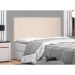 Painel para Cama Box Queen Tânia Suede Bege