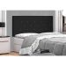 Painel para Cama Box Queen Tânia Suede Preto