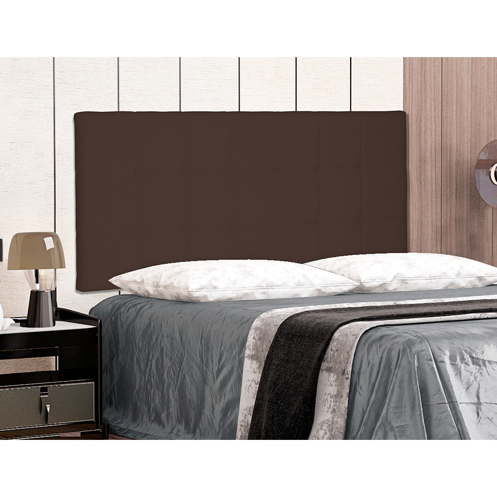 Painel para Cama Box Queen Verona Suede Café