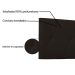 Painel para Cama Box Solteiro Aquilla Poliuretano Marrom
