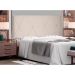 Painel para Cama Box Solteiro Aquilla Suede Bege