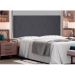Painel para Cama Box Solteiro Aquilla Suede Cinza