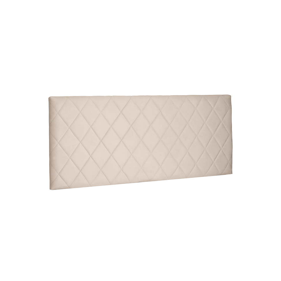 Painel para Cama Box Solteiro Esmeralda Suede Bege