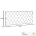 Painel para Cama Box Solteiro Esmeralda Suede Bege