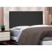 Painel para Cama Box Solteiro Esmeralda Suede Preto