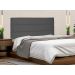 Painel para Cama Box Solteiro La Italiana Suede Cinza