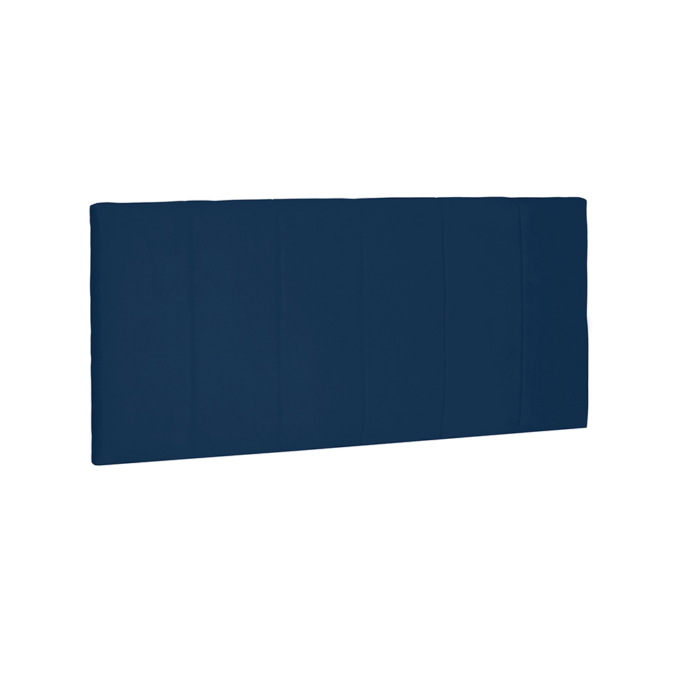 Painel para Cama Box Solteiro Ravenna Suede Azul