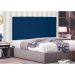 Painel para Cama Box Solteiro Ravenna Suede Azul