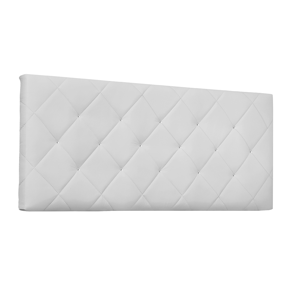 Painel para Cama Box Solteiro Tânia Poliuretano Branco