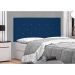 Painel para Cama Box Solteiro Tânia Suede Azul