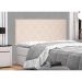 Painel para Cama Box Solteiro Tânia Suede Bege