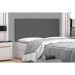 Painel para Cama Box Solteiro Tânia Suede Cinza