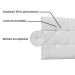 Painel para Cama Box Solteiro Verona Poliuretano Branco