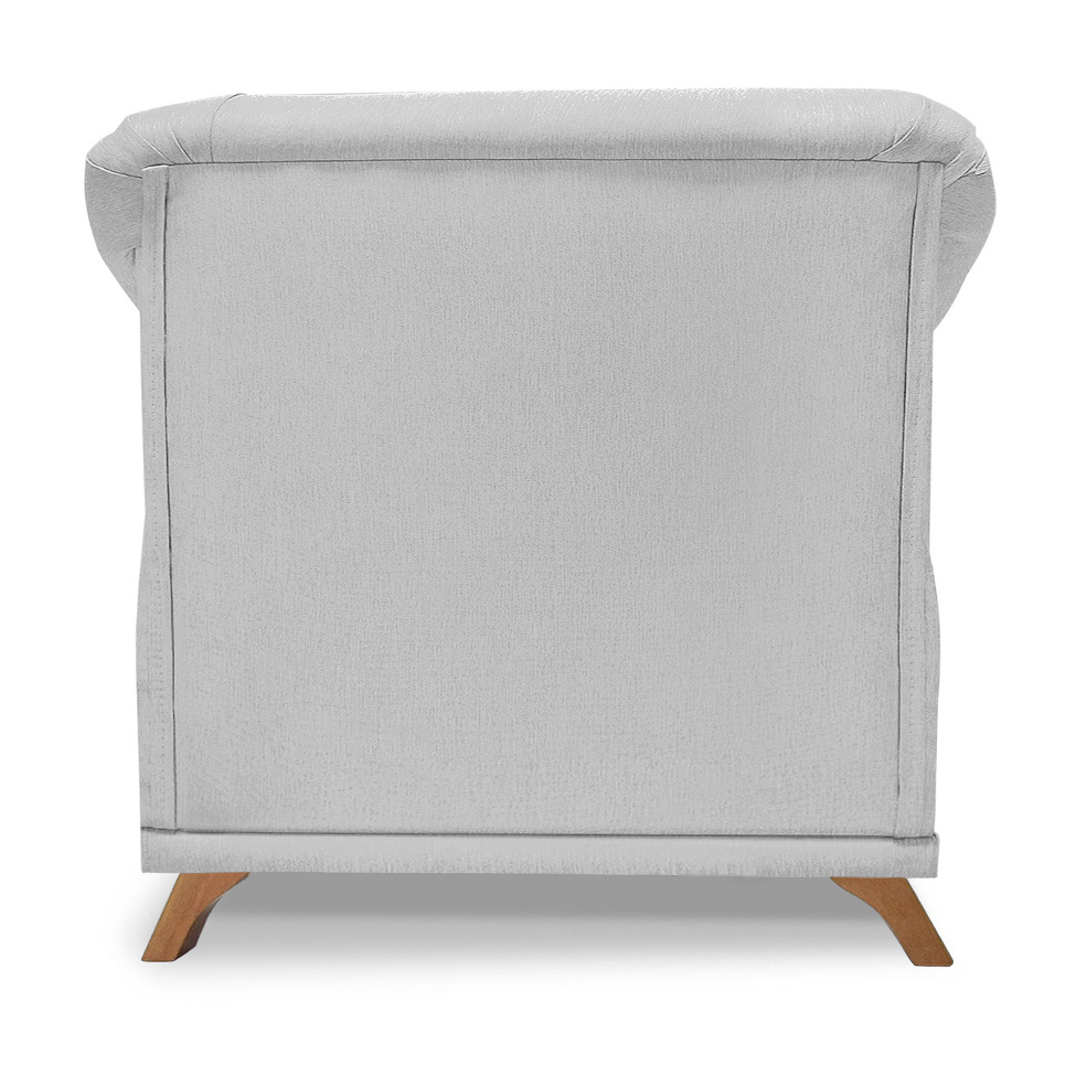 Poltrona Abruzzo Linho Grigio