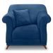 Poltrona Abruzzo Suede Azul Marinho