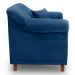 Poltrona Abruzzo Suede Azul Marinho