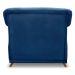 Poltrona Abruzzo Suede Azul Marinho