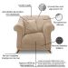 Poltrona Abruzzo Suede Bege