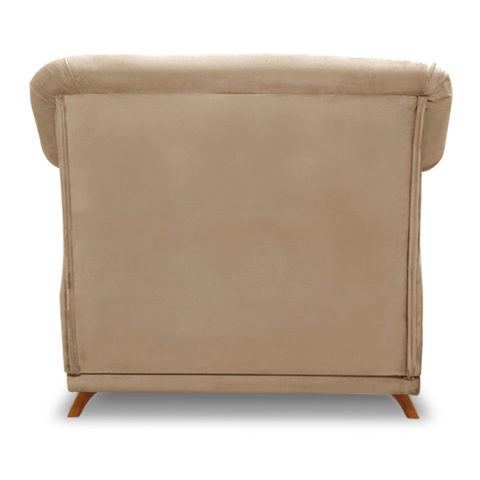 Poltrona Abruzzo Suede Bege