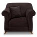 Poltrona Abruzzo Suede Café